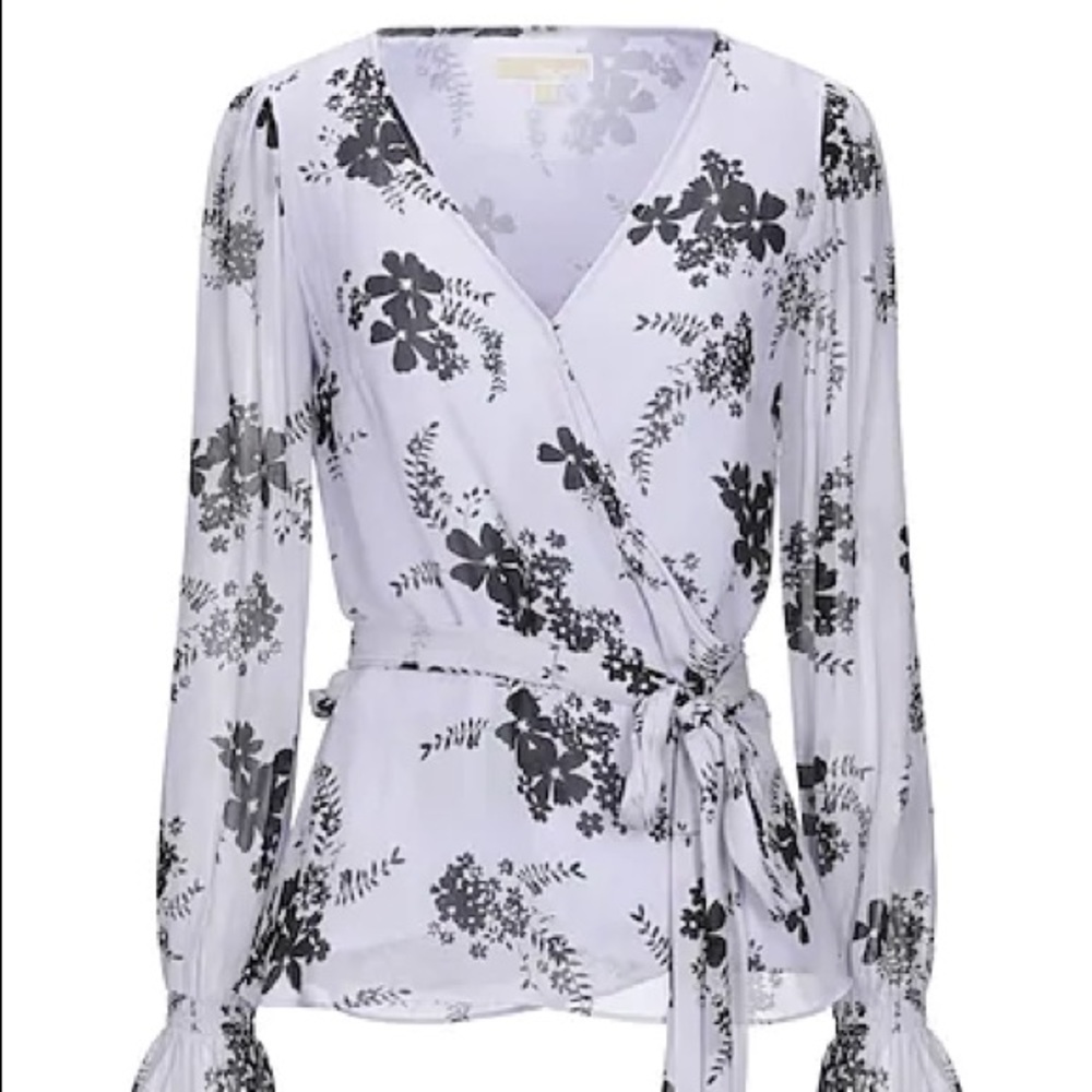Micheal Kors Wrap around Blouse